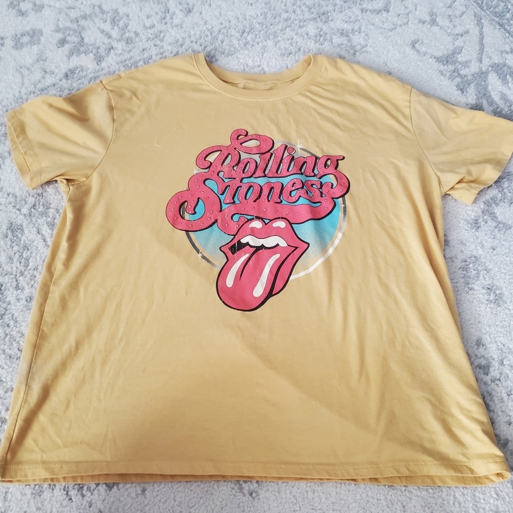 Rolling Stones Rhinestone Top